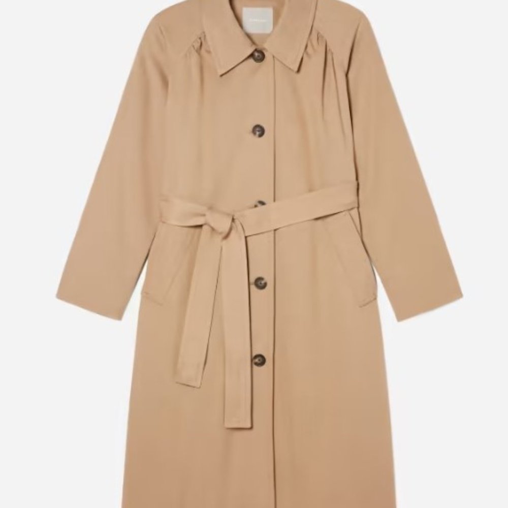 The Gathered Drape Trench Everlane NWT